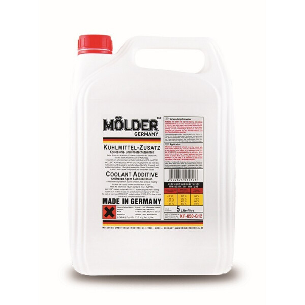 

Антифриз G12 MOLDER концентрат красный 5 л (KF-050-G12)