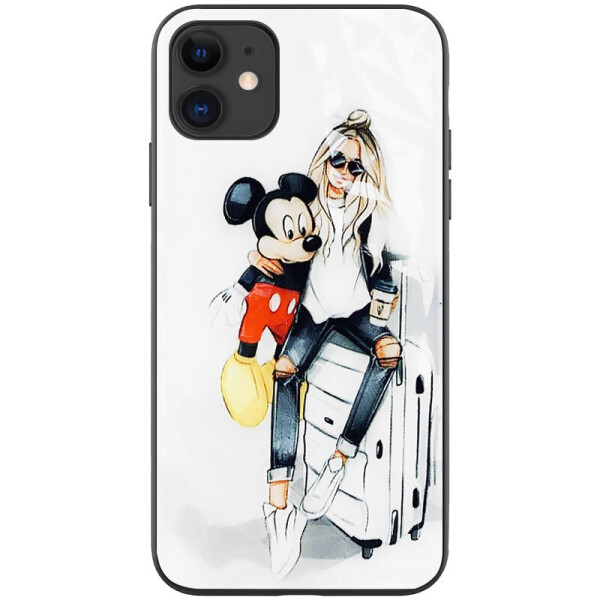 

TPU+PC чехол Prisma Ladies для Apple iPhone 11 (6.1") (Mickey) (905925)
