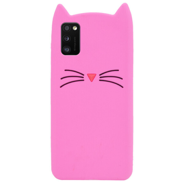 

Силиконовая накладка 3D Cat для Samsung Galaxy A41 (Розовый) (905648)