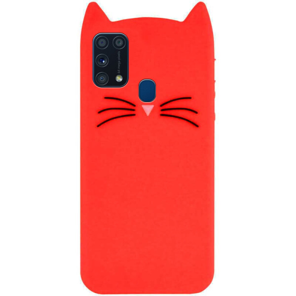 

Силиконовая накладка 3D Cat для Samsung Galaxy A31 (Красный) (905642)