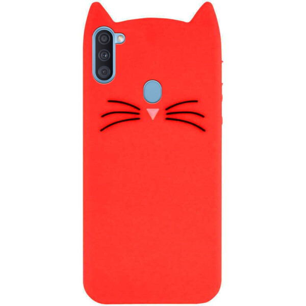 

Силиконовая накладка 3D Cat для Samsung Galaxy A11 (Красный) (905571)