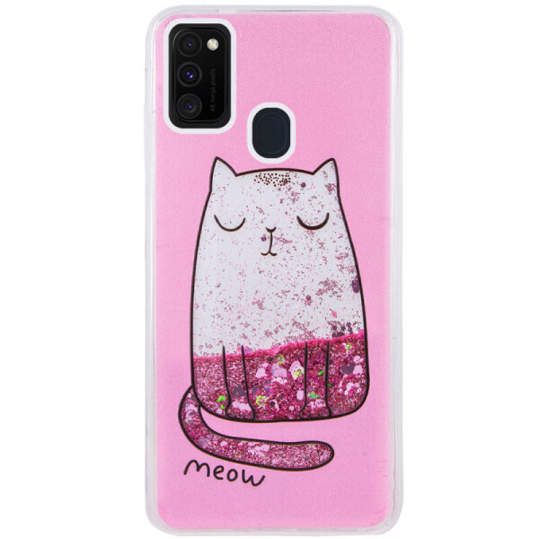 

TPU чехол с переливающимися блестками для Samsung Galaxy M30s (Котенок) (906095)