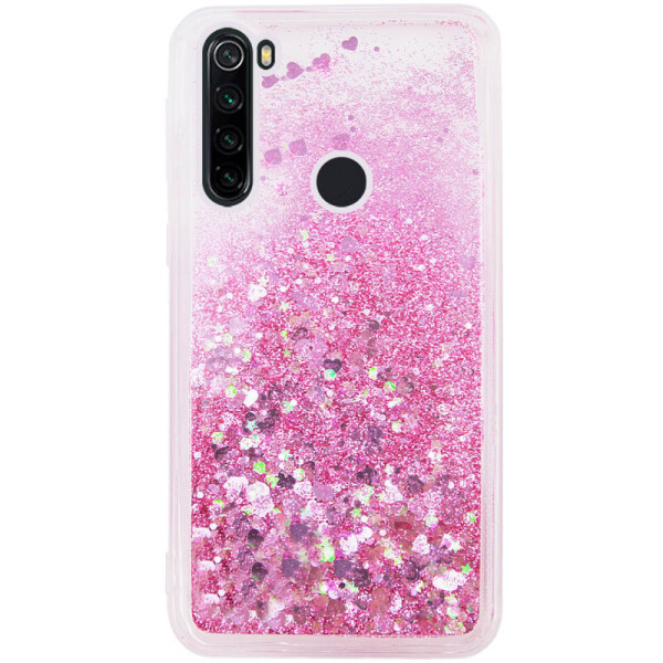 

TPU чехол Liquid hearts для Xiaomi Redmi Note 8T (Розовый) (906165)