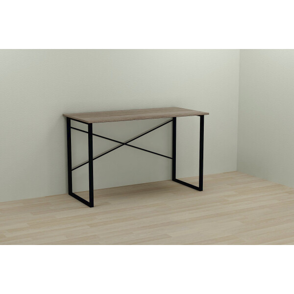 

Стол Ferrum-decor Дейв 75x120x70 черный ДСП Дуб Сонома Труфель 16мм