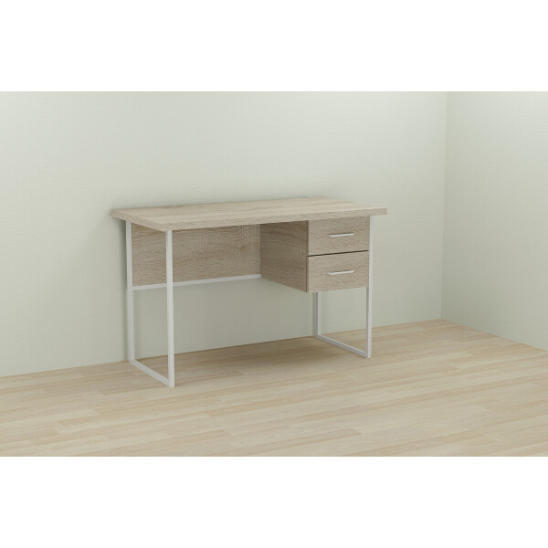

Стол Ferrum-decor Дакота 75x140x60 белый ДСП Дуб Сонома 32мм
