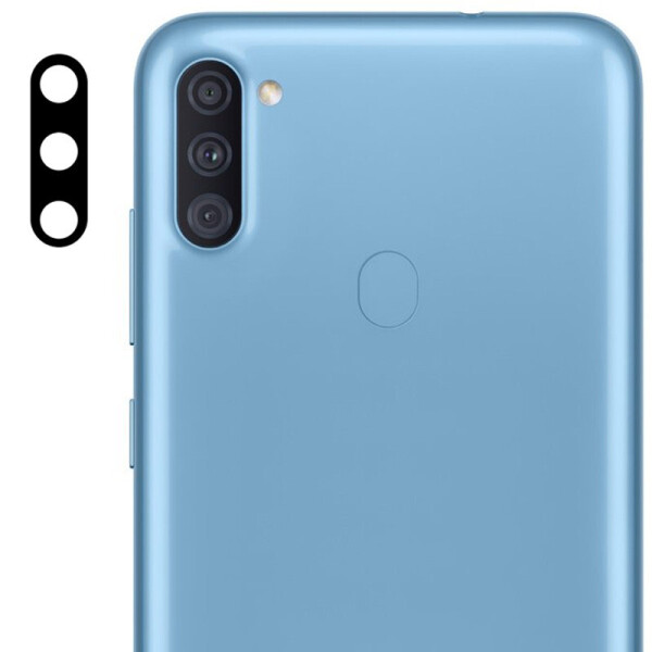 

Гибкое защитное стекло 0.18mm на камеру (тех.пак) для Samsung Galaxy A11 (Черное) (906181)