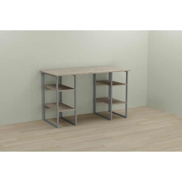 

Стол Ferrum-decor Карэн 75x120x60 серый ДСП Дуб Шервуд 16мм