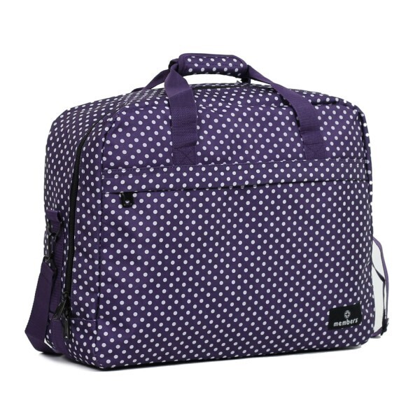 

Дорожная сумка Members Essential On-Board Travel Bag 40 Purple Polka
