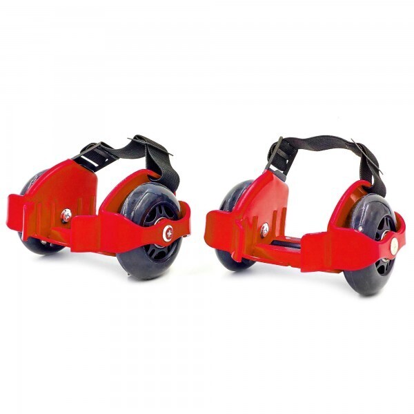 

Ролики на пятку двухколесные с раздвижной системой Record Flashing Roller SK-166 Red