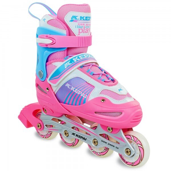 

Роликовые коньки раздвижные KEPAI F1-K08-P-L Pink