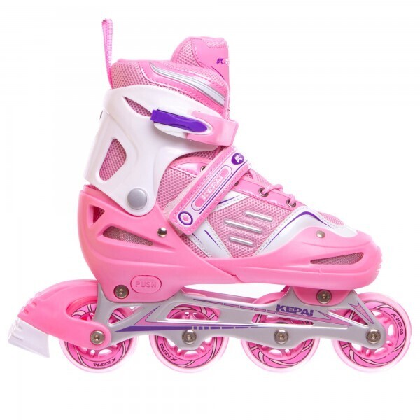 

Роликовые коньки раздвижные KEPAI F1-A1-P-L Pink