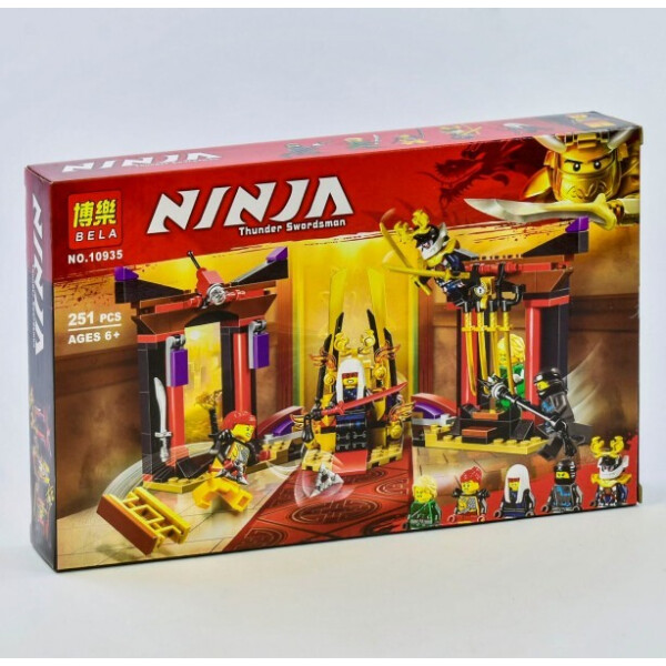 

Конструктор Bela Ninja 10935 48 Бой в тронном зале 251 деталь
