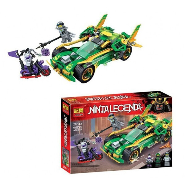 

Одеяло Конструктор Jemlou Ninja Legend 20042 24 Ночной вездеход 408 деталей