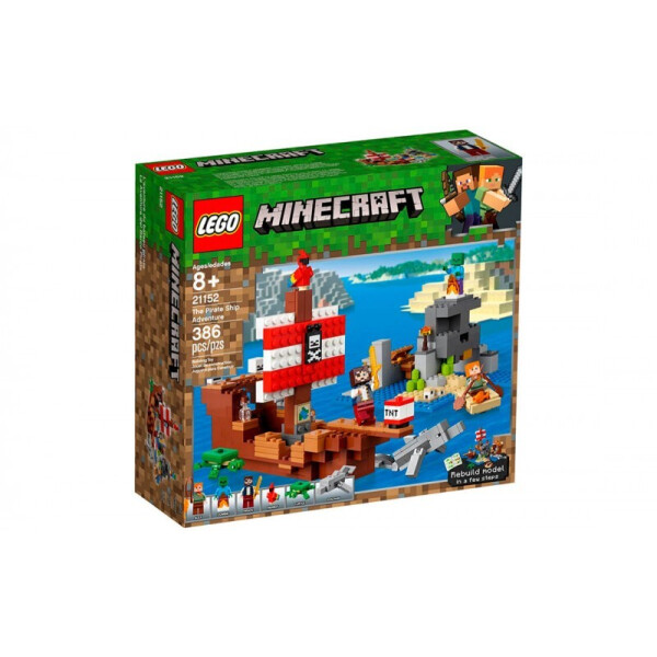 

LEGO Minecraft Приключения на пиратском корабле (21152)