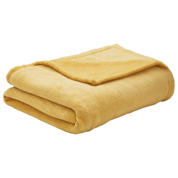 

Плед Actuel Ochre корал-флис, 180х220 см