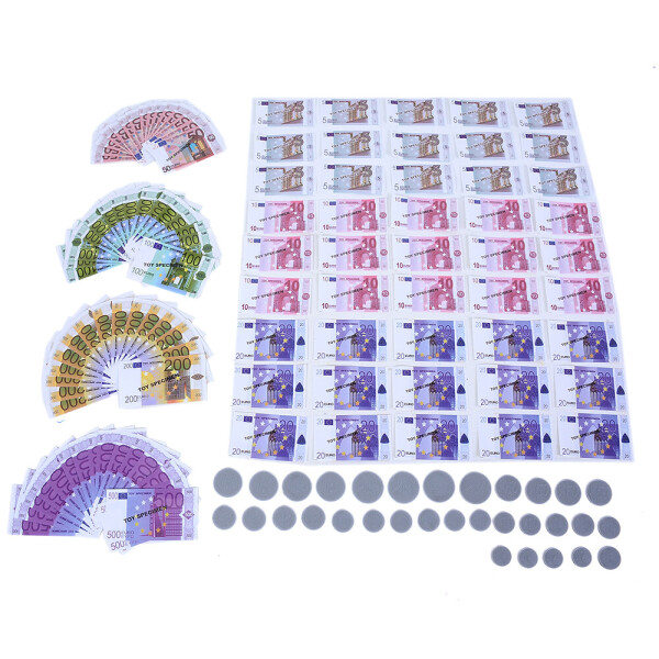 

Игровой набор One Two Fun Euro play money, 137 шт.