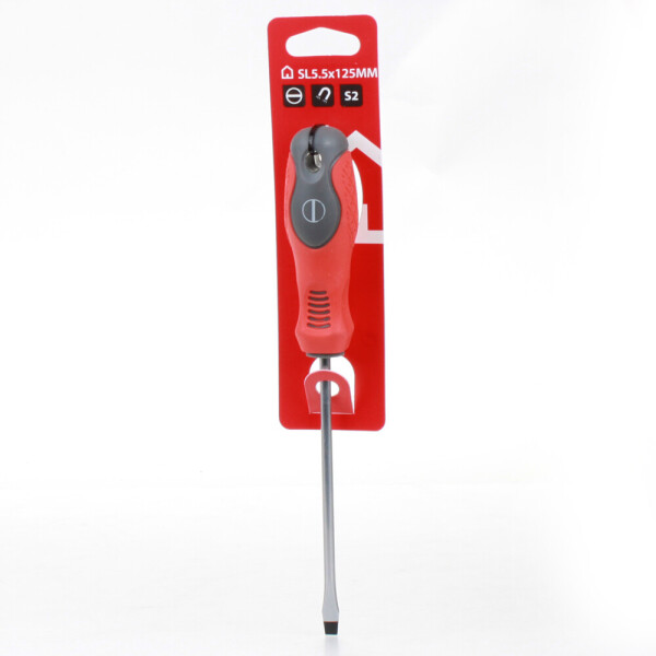 

Отвертка шлицевая Auchan SL 5.5х125 мм, CrV