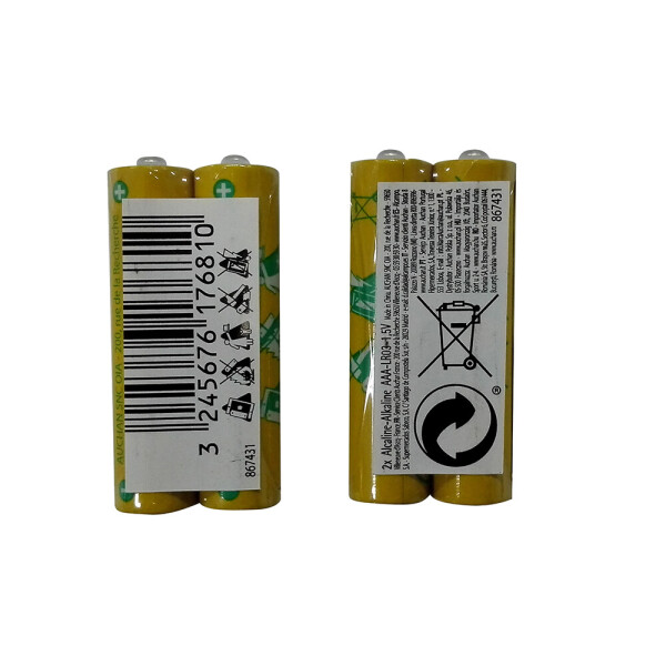 

Батарейка Auchan ААА-LR03 1,5 V, 2 шт.