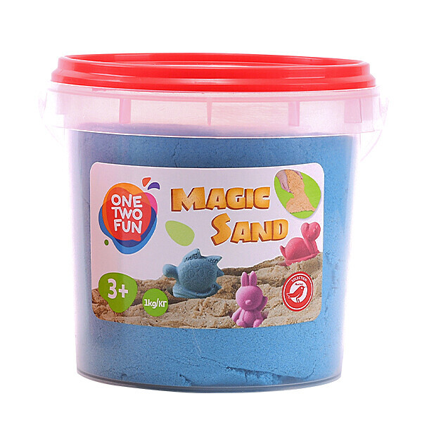 

Песок для лепки One Two Fun Magic Sand, 1 кг, в ассортименте