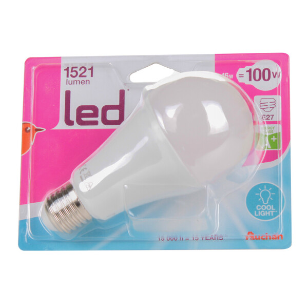 

Лампа LED Auchan 16W E27 5000К