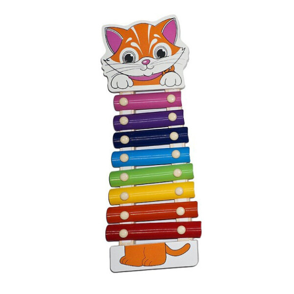 

Деревянная игрушка Ксилофон MD0712 (Котик)