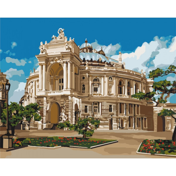 

Картина по номерам."Музыкальное сердце Одессы" 40*50см KHO3566