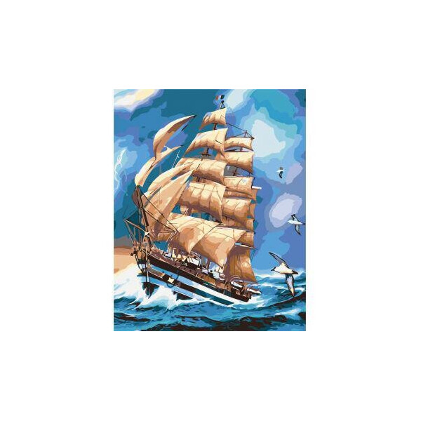 

Картина по номерам. Морской пейзаж "Во время грозы" 40*50см KHO2712