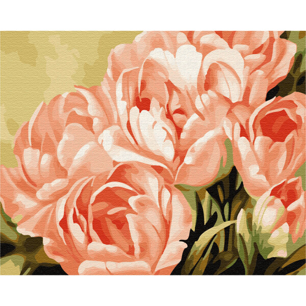 

Картина по номерам. Brushme "Розовые розы" GX7268