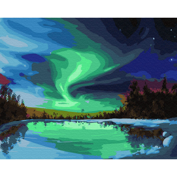 

Картина по номерам. Brushme "Северное сияние" GX29332