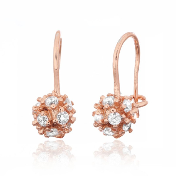 

Серьги из серебра с куб. циркониями (862250)