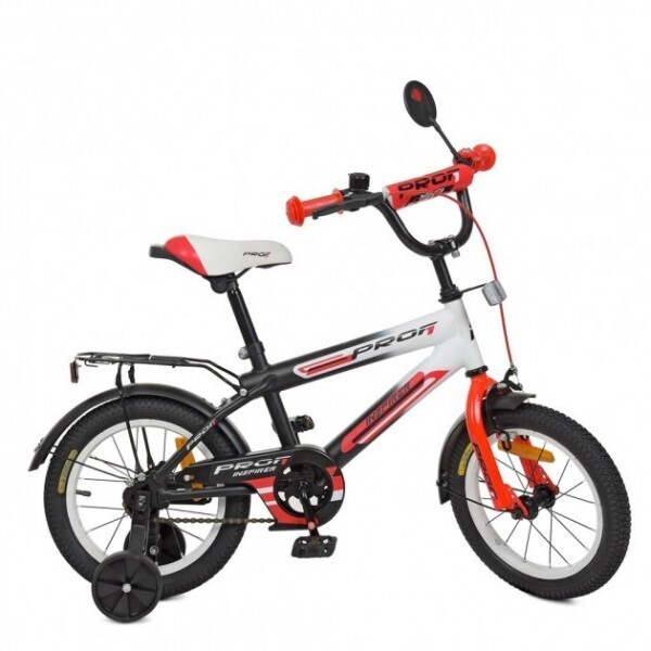 

Велосипед PROFI Inspirer 14" SY1455 Black / White / Red