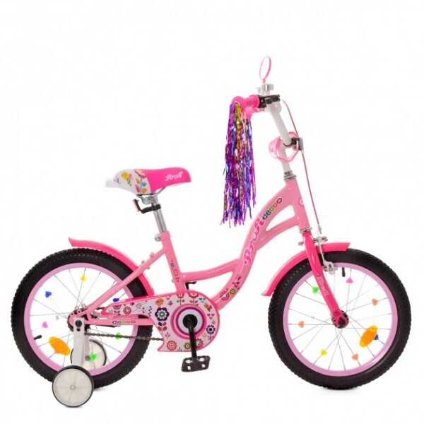 

Велосипед Profi 16" Bloom Y1621-1 Pink
