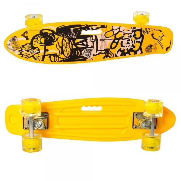 

Скейтборд Profi MS 0749-6 Yellow
