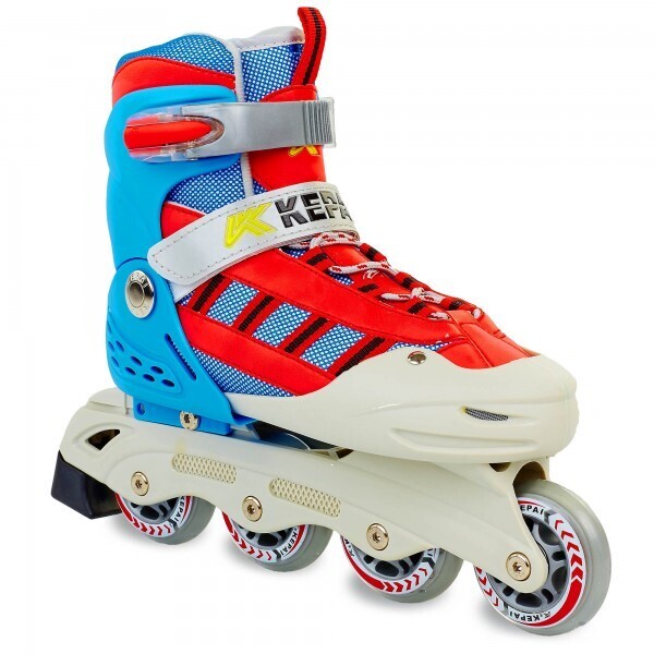 

Роликовые коньки раздвижные KEPAI SK-320BL RedBlue