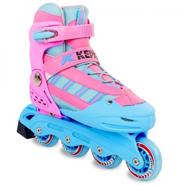 

Роликовые коньки раздвижные KEPAI SK-320BL Pink/Blue