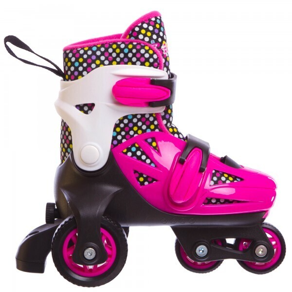

Роликовые коньки раздвижные детские Zelart YX-0147N Pink