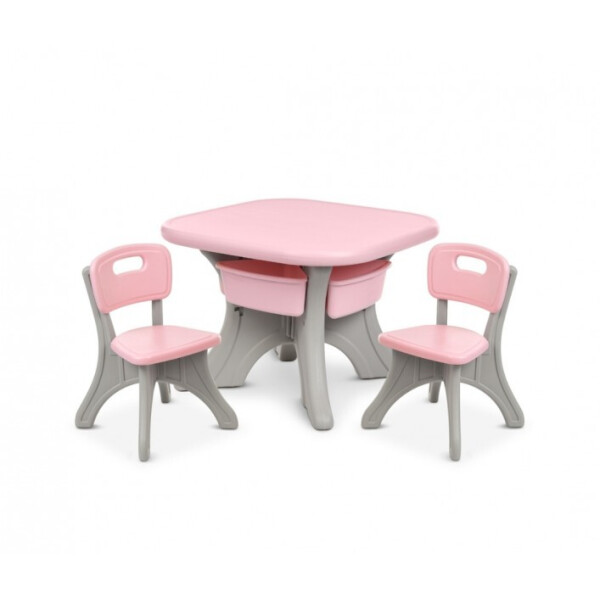 

Bambi NEW TABLE-8 Серо-розовый