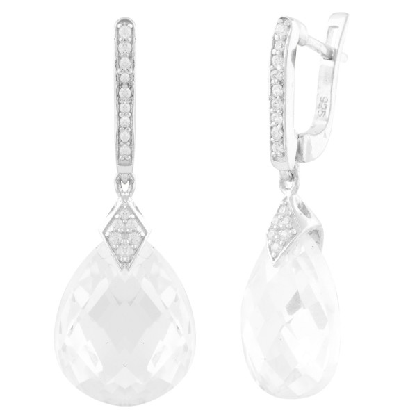

Серьги из серебра с куб. циркониями (1435758)