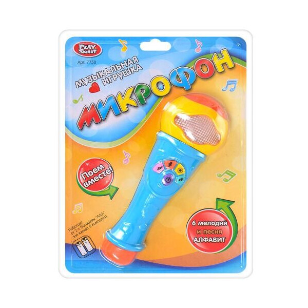 

Микрофон Play Smart 7750 Сине-Желтый