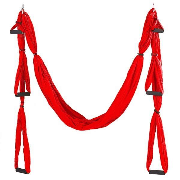 

Гамак для йоги с ручками SP-Planeta Antigravity Yoga FI-5323 Red