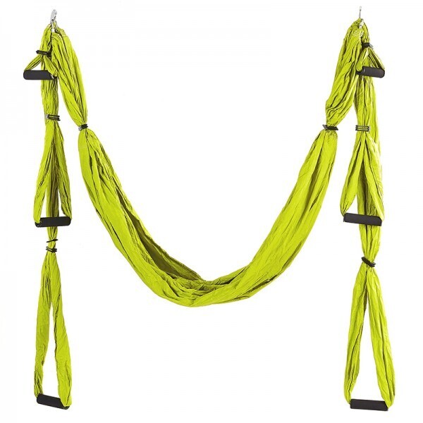 

Гамак для йоги с ручками SP-Planeta Antigravity Yoga FI-5323 Green