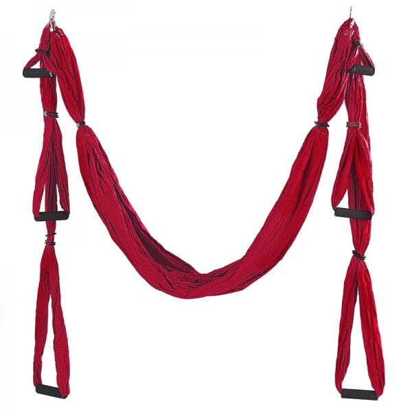 

Гамак для йоги с ручками SP-Planeta Antigravity Yoga FI-5323 Burgundy