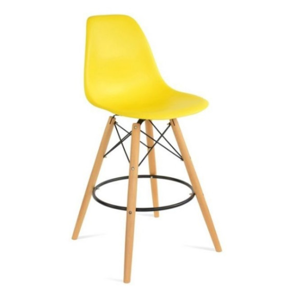 

Стул барный SDM Тауэр Вуд (Eames) высокий ножки дерево бук Желтый