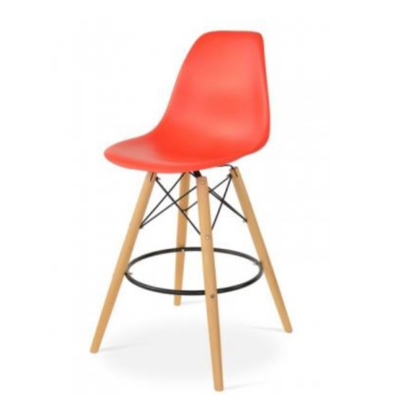 

Стул барный SDM Тауэр Вуд (Eames) высокий ножки дерево бук Красный