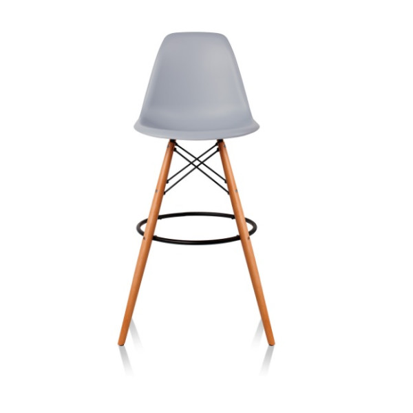 

Стул барный SDM Тауэр Вуд (Eames) высокий ножки дерево бук Серый