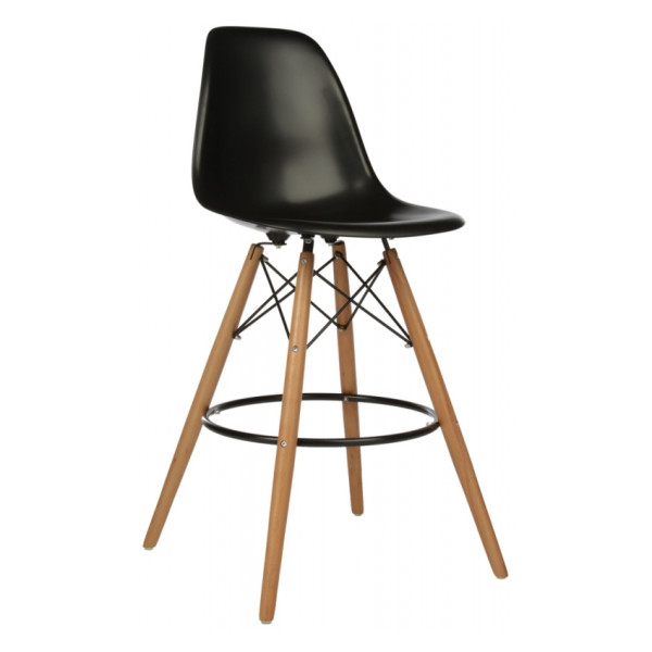 

Стул барный SDM Тауэр Вуд (Eames) высокий ножки дерево бук Черный