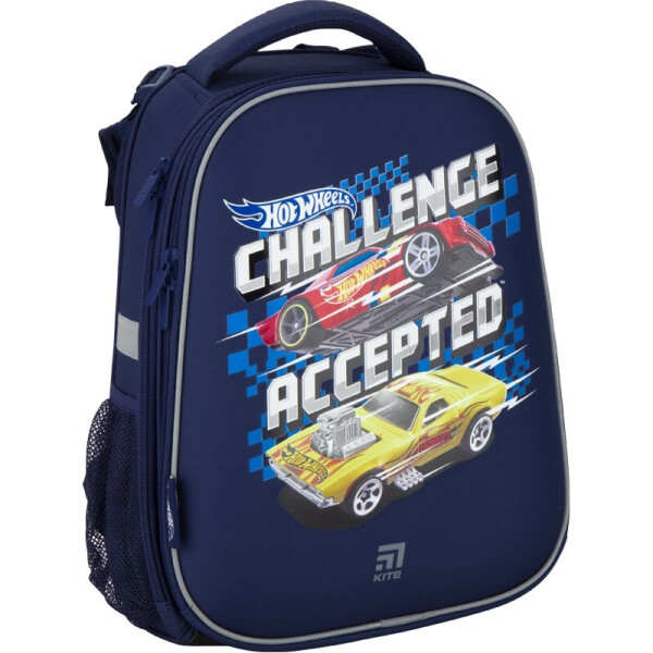 

Школьный синий рюкзак Kite Education Hot Wheels для мальчиков 16 л hw20-531m)