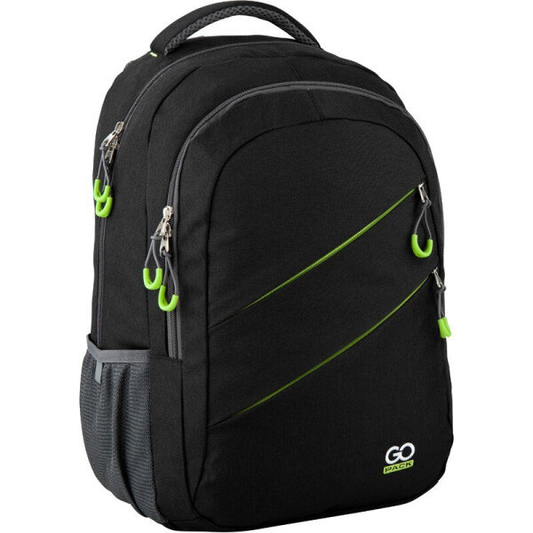 

Подростковый рюкзак GoPack City унисекс 27 л чёрный Green (GO20-110XL-2)
