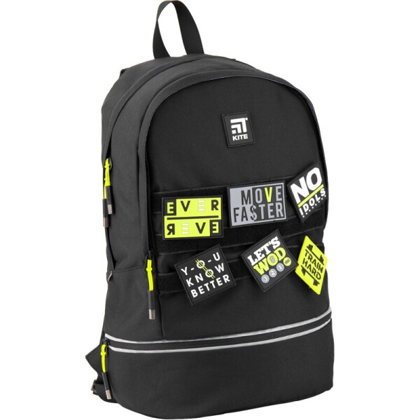 

Подростковый черный рюкзак Kite City для мальчика 25 л (k20-1009l-1)