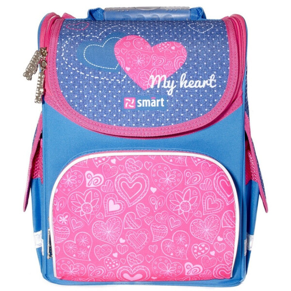 

Рюкзак школьный каркасный SMART PG-11 My heart 558065